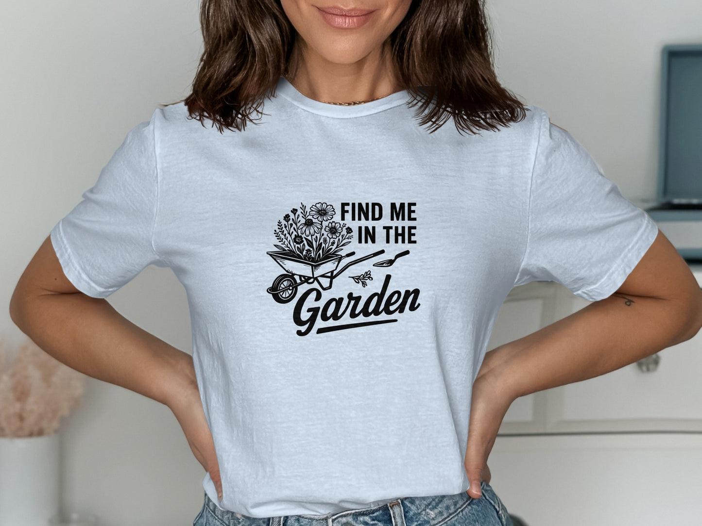 Find Me In The Garden Graphic T-shirt product type