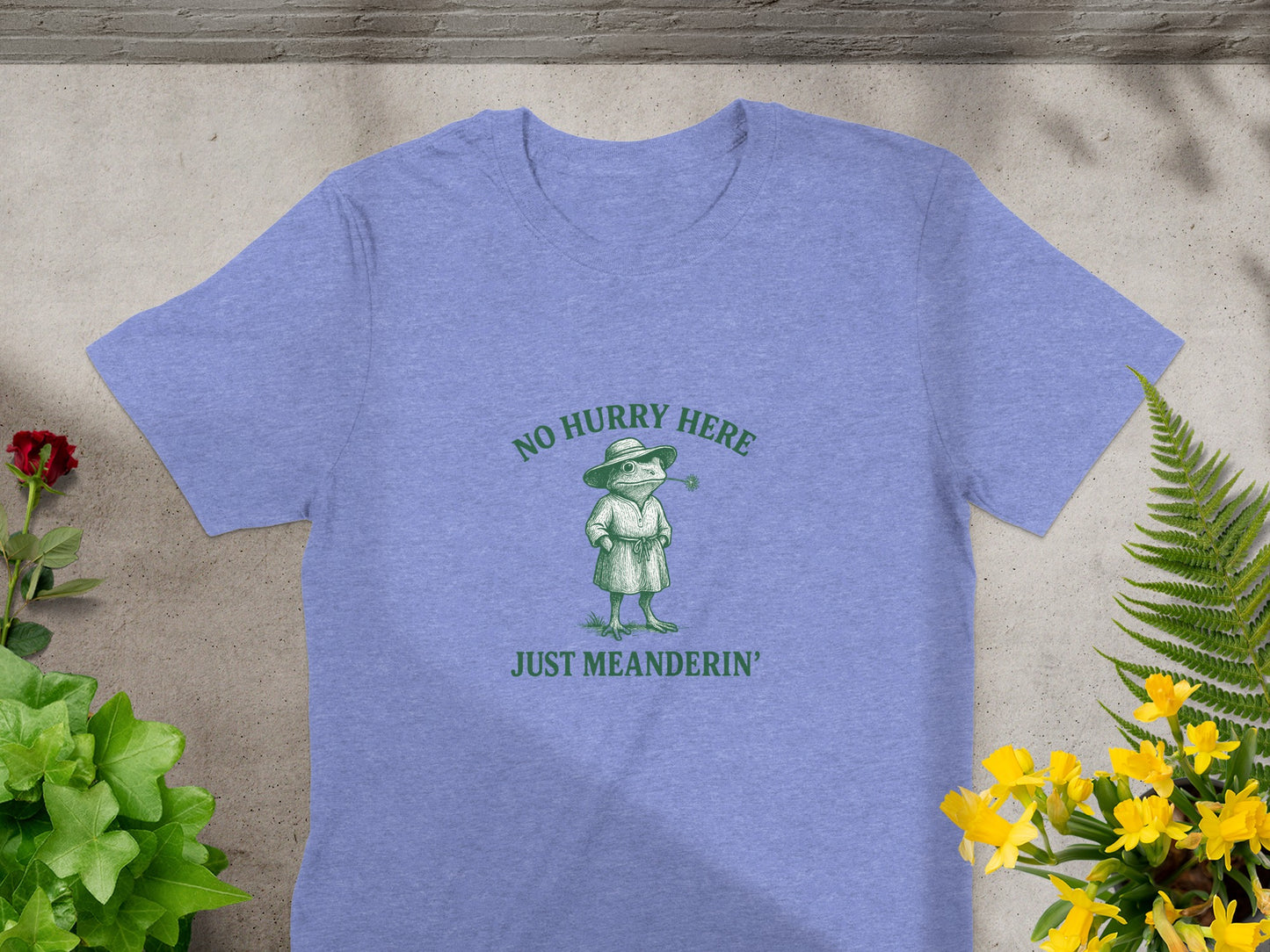 No Hurry Here Just Meanderin Graphic T-Shirt product type