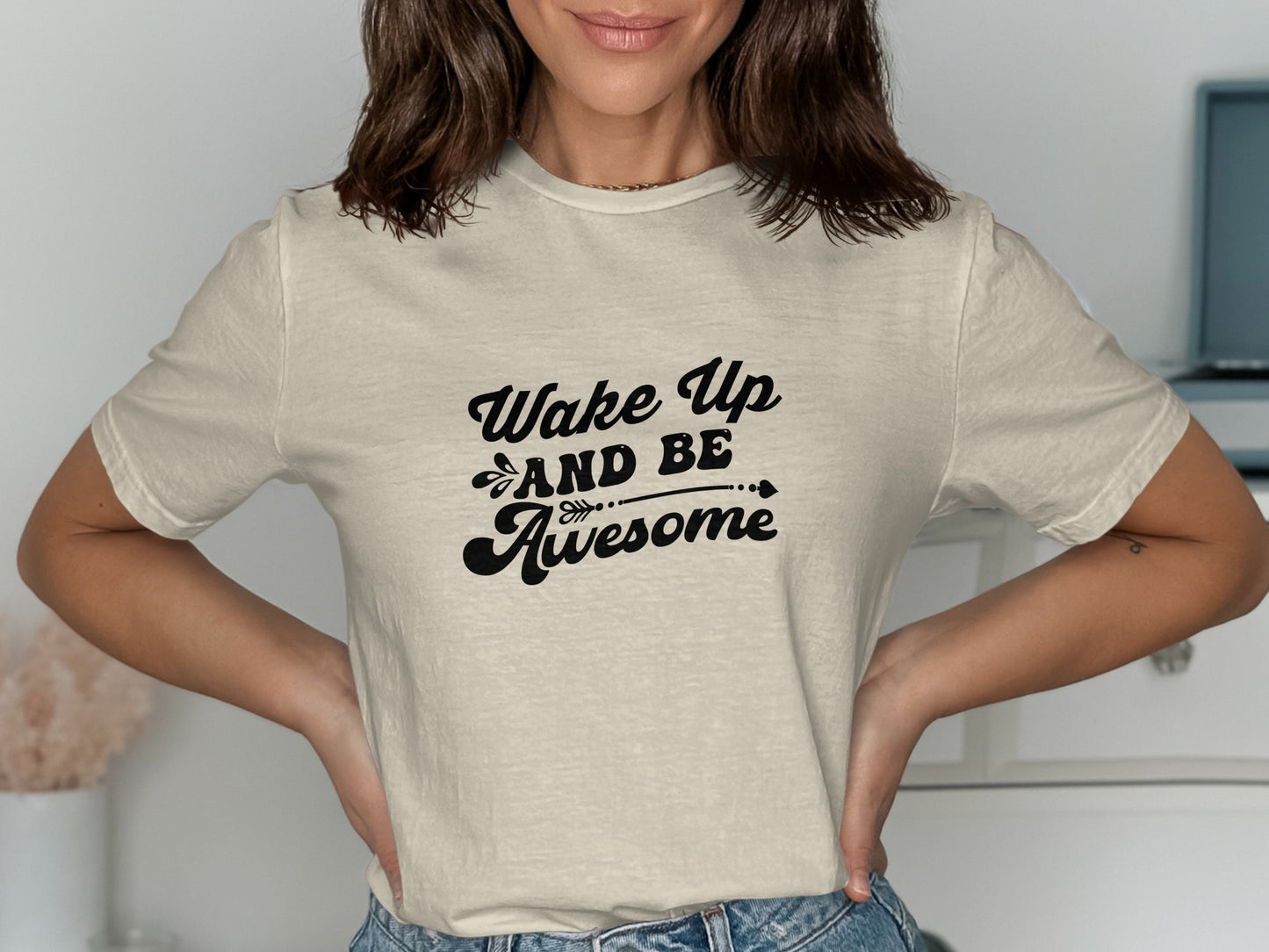 Wake Up And Be Awesome Graphic Tee product type