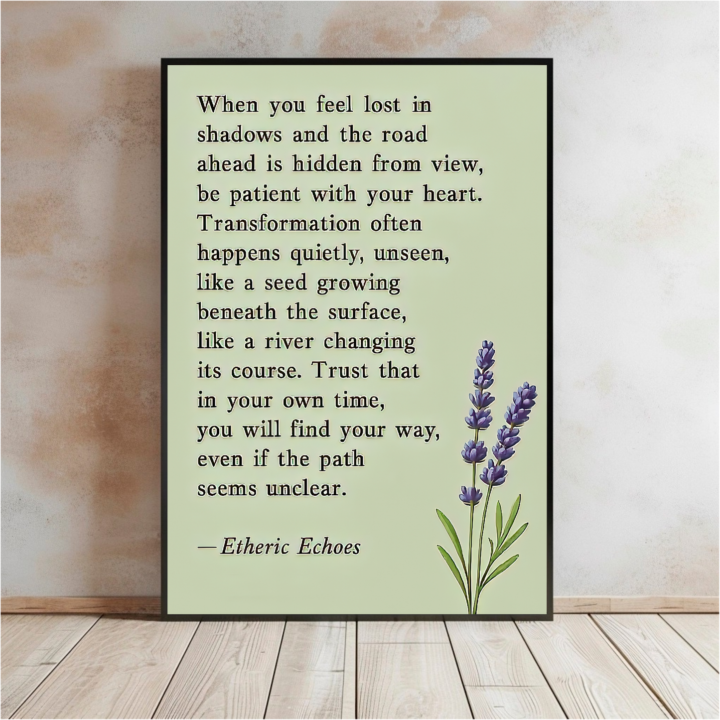 When You Feel Lost Printable Poem Digital Download Quote Art