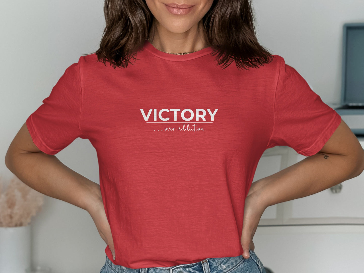 Victory One Addition Red Graphic Shirt product type