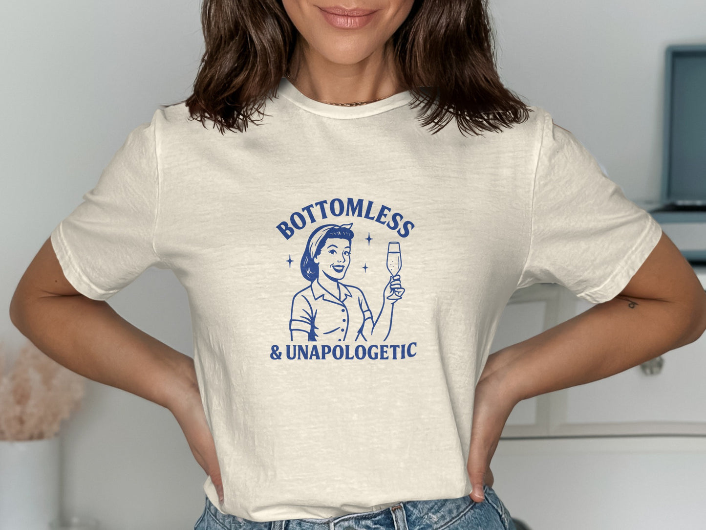 Bottomless Unapologetic Graphic Tee Shirt product