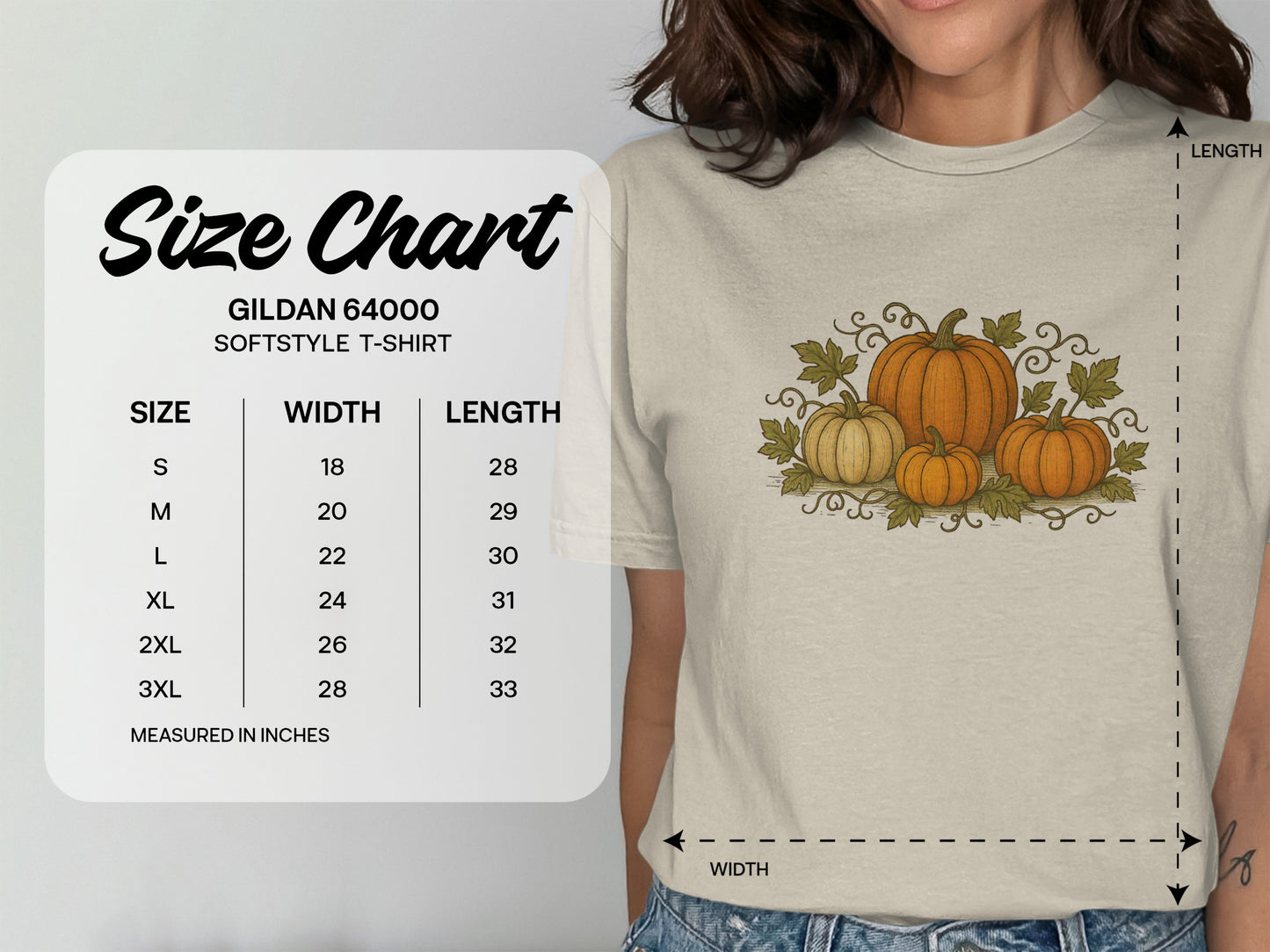 Autumn Harvest Pumpkin Graphic T-shirt product type