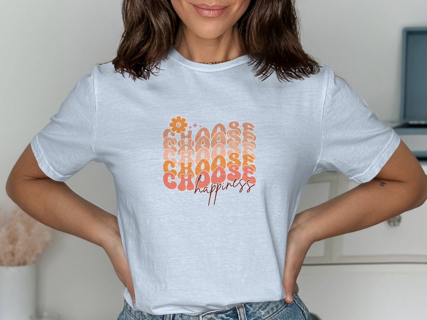 Choose Happiness Graphic Tee shirt product
