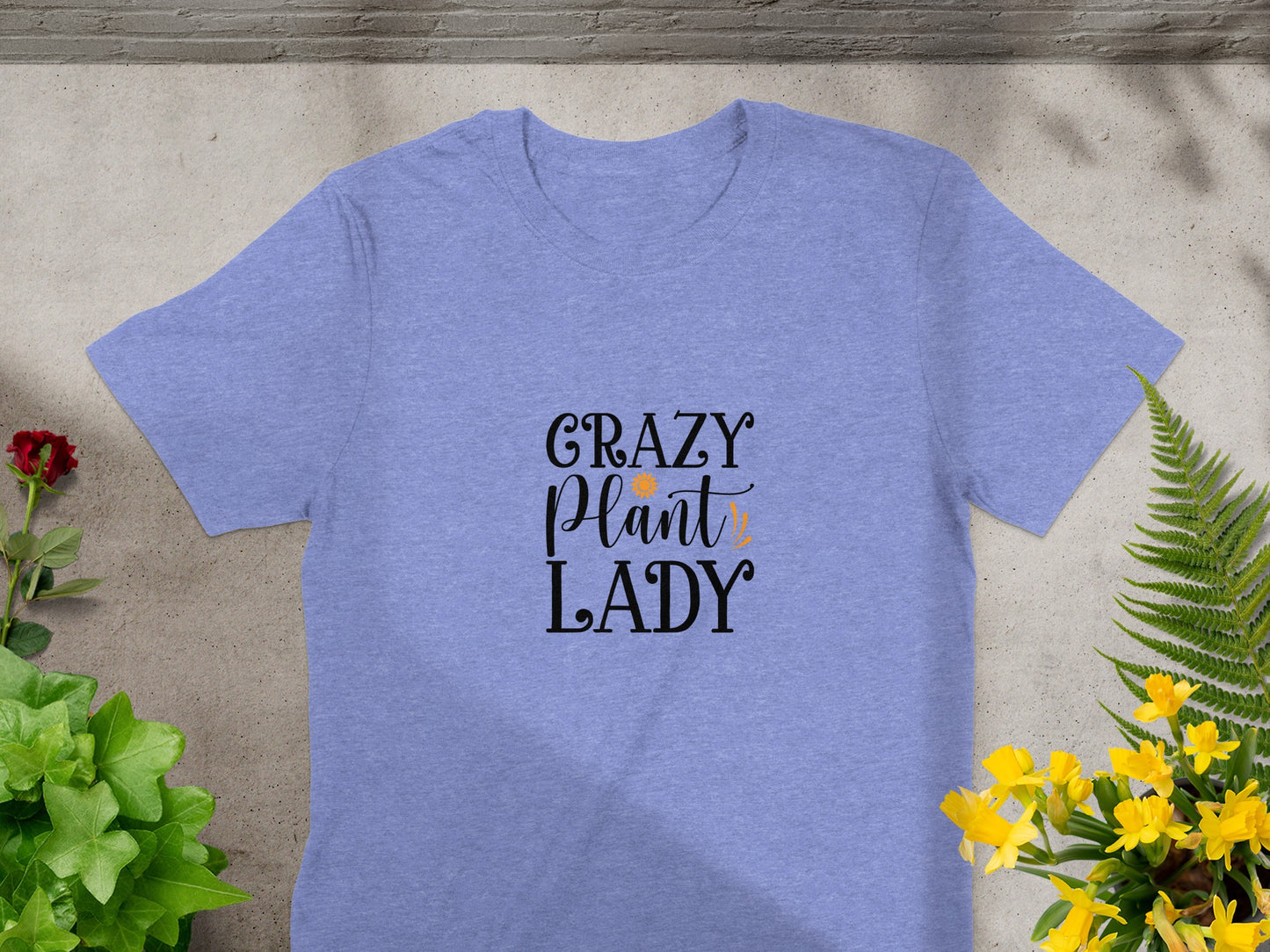 Crazy Plant Lady Graphic Tee Shirt Product