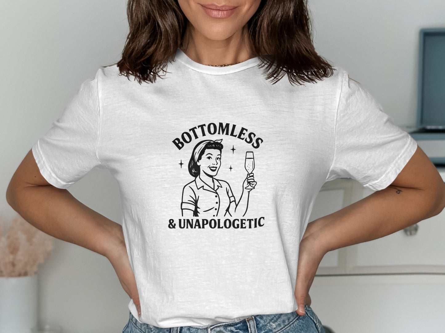 Bottomless and Unapologetic Graphic T-shirt product