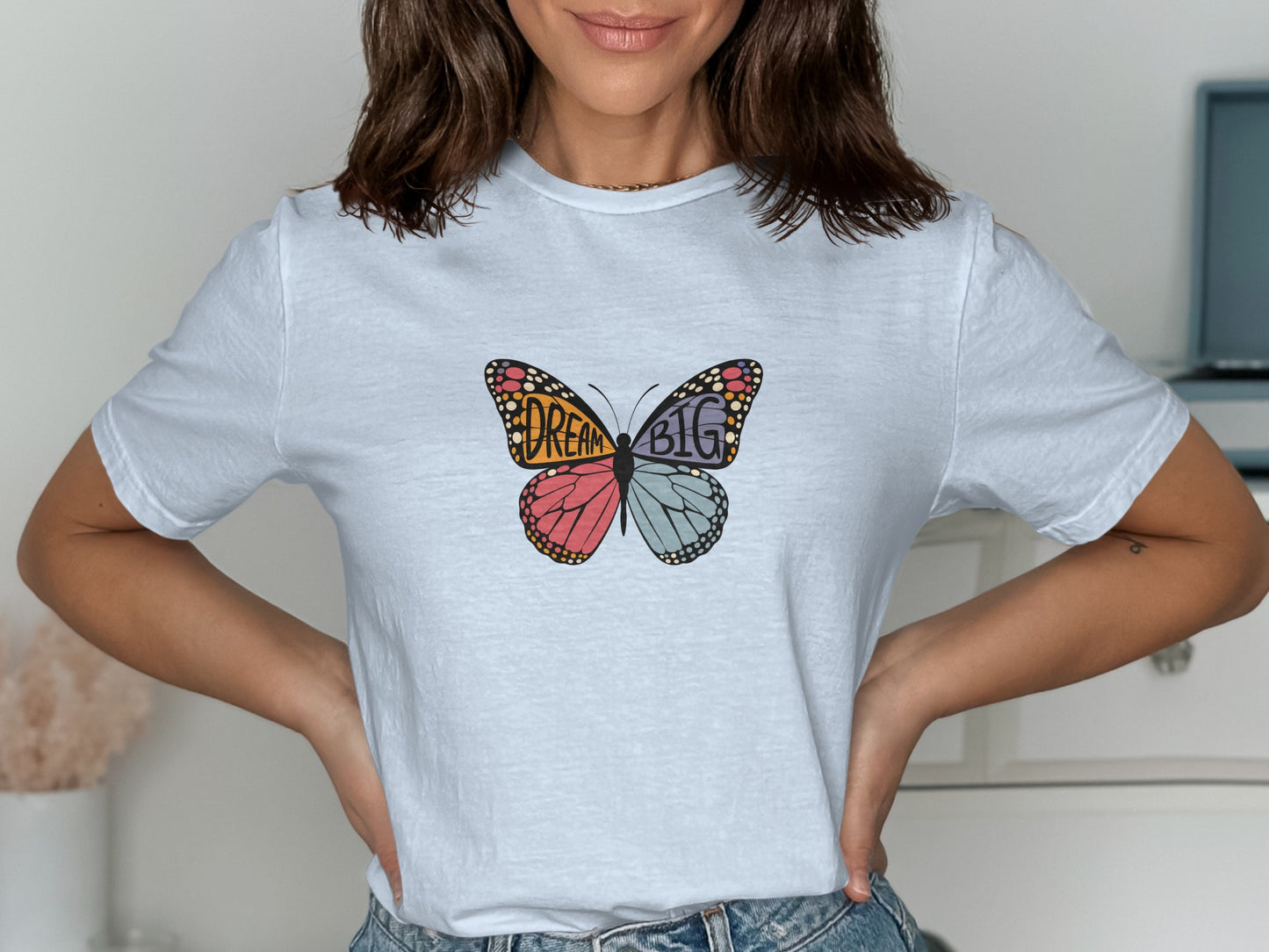 Dream Big Butterfly Graphic Unisex T-Shirt product