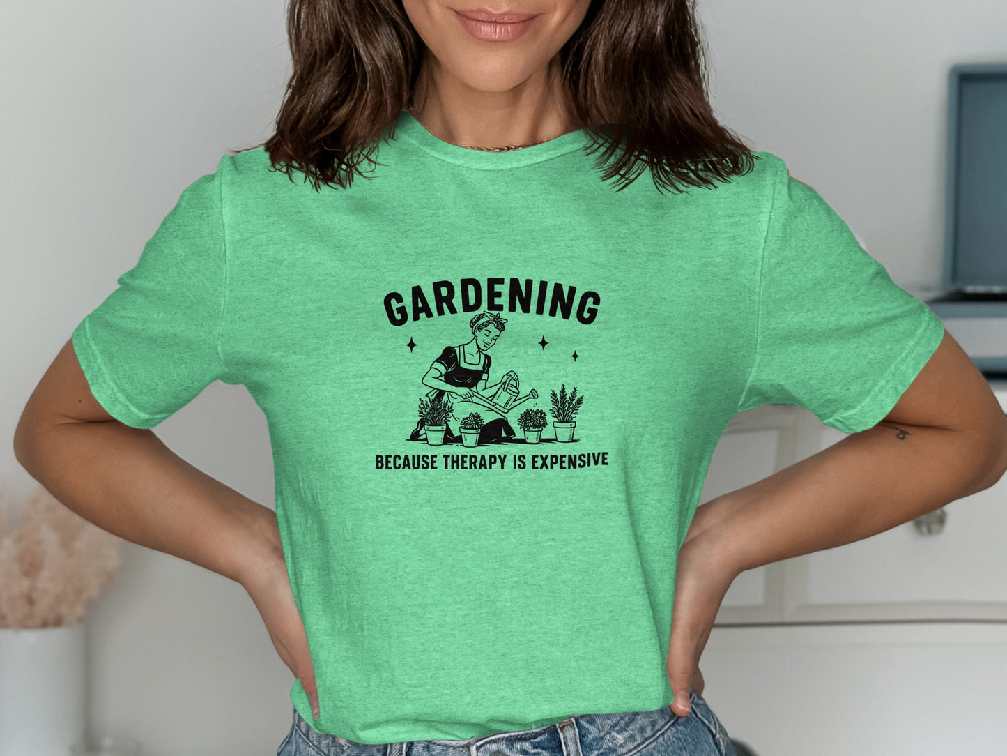 Gardening Because Therapy Is Expensive shirt product type
