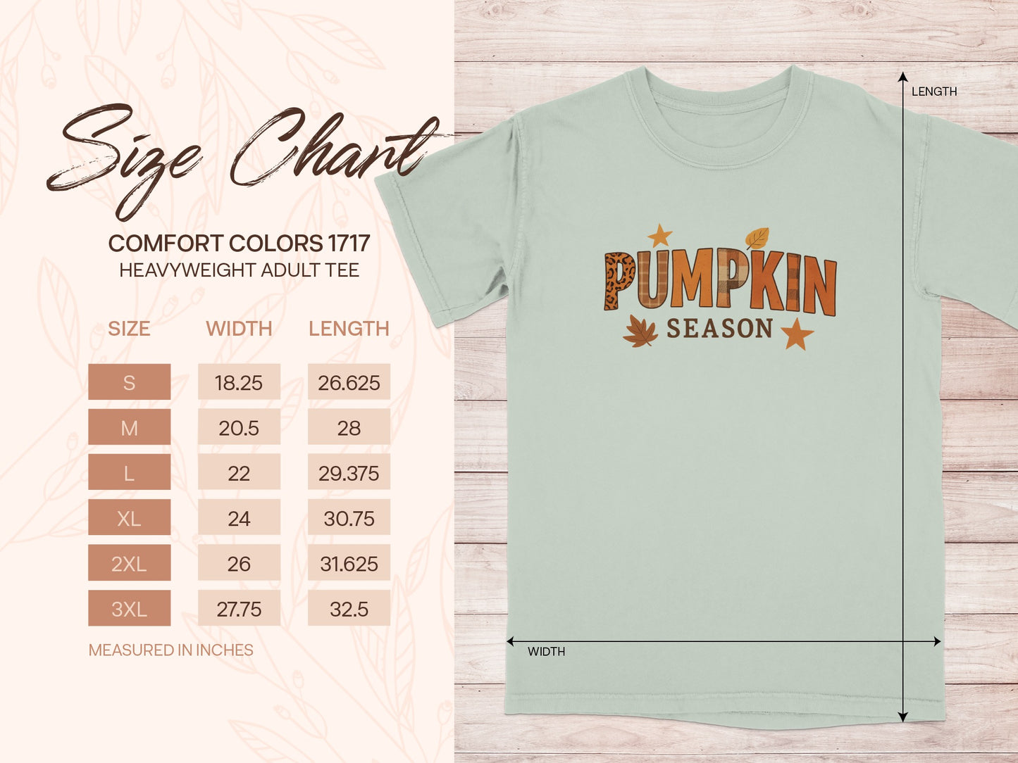 Pumpkin Season Comfort Colors 1717 Adult Tee product