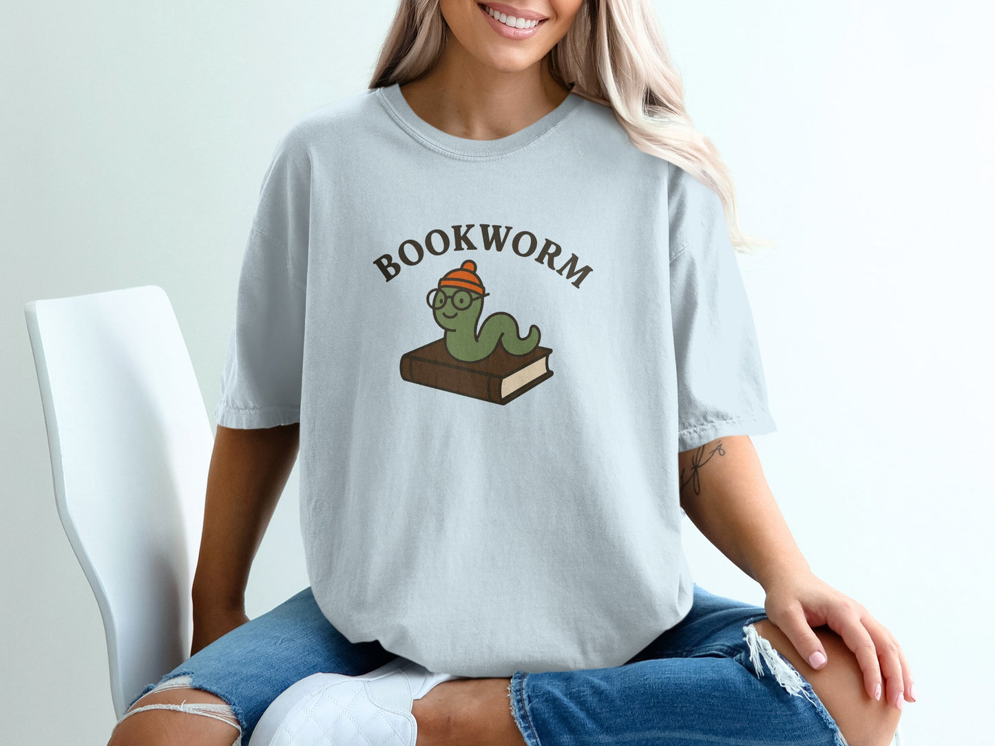 Bookworm Graphic Shirt Novelty Design Clothing product