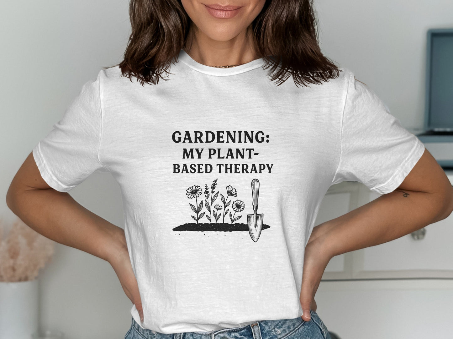 Gardening My Plant-Based Therapy T-Shirt product