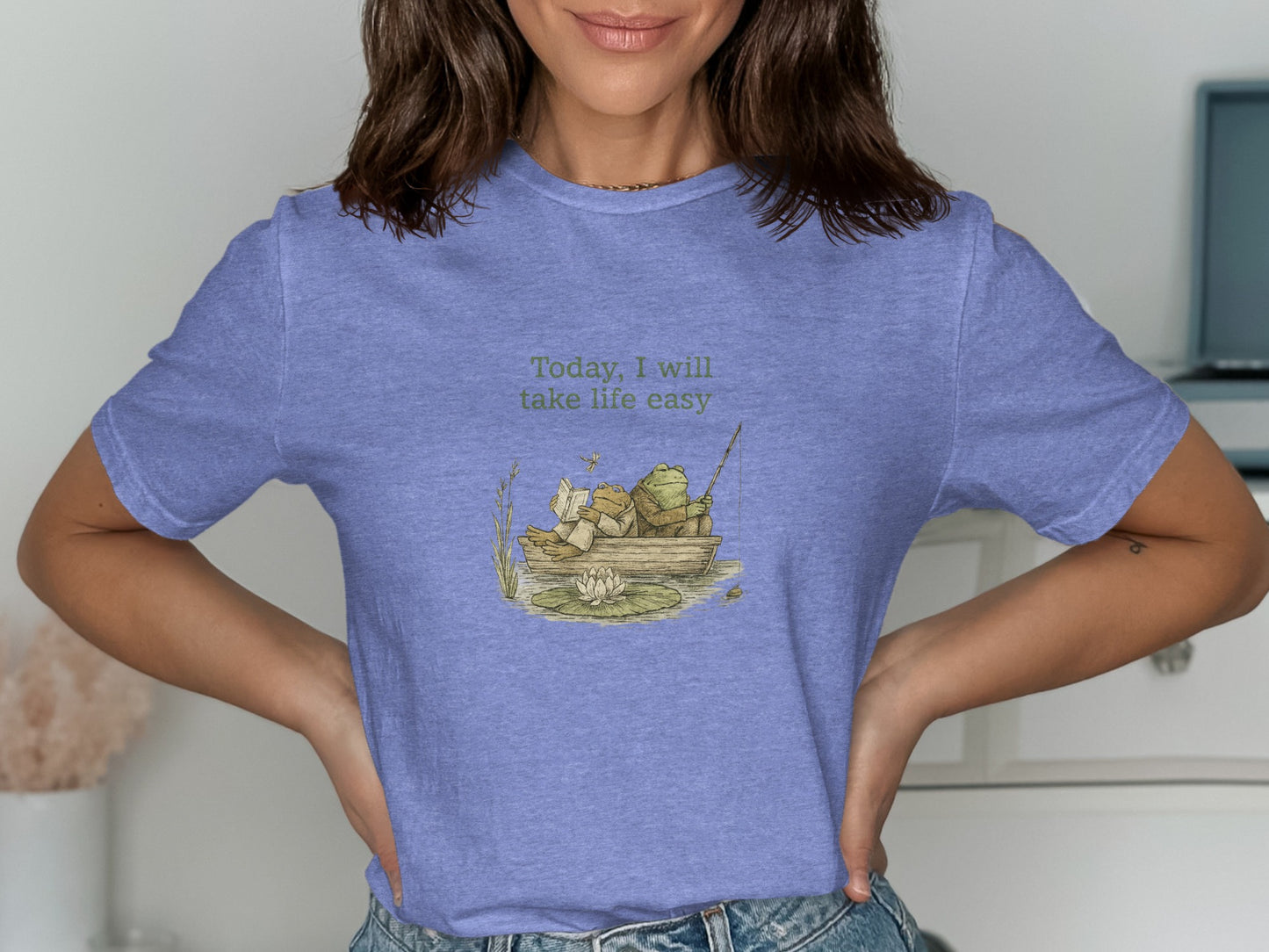 Relaxing Boat Scene Life is Easy T-shirt product