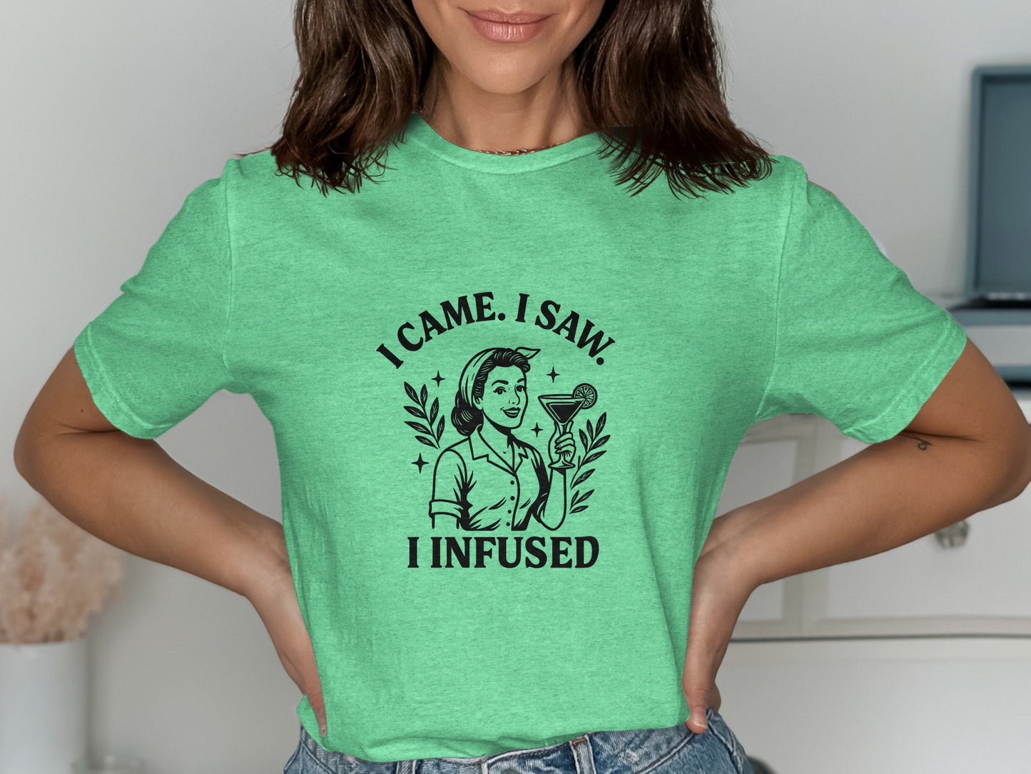 I Came I Saw I Infused Graphic Tee Shirt product type