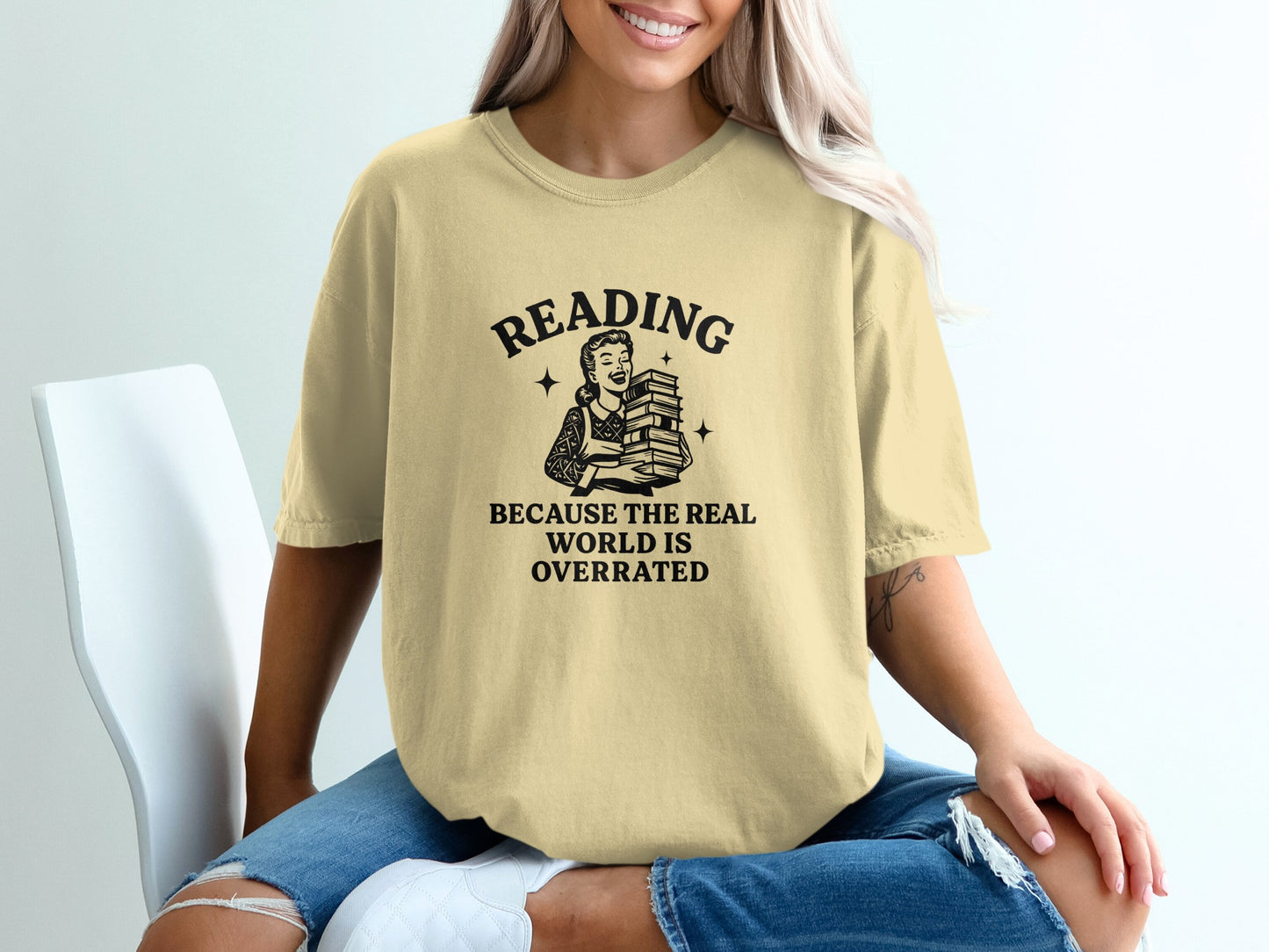 Reading Because The Real World Is Overrated product type