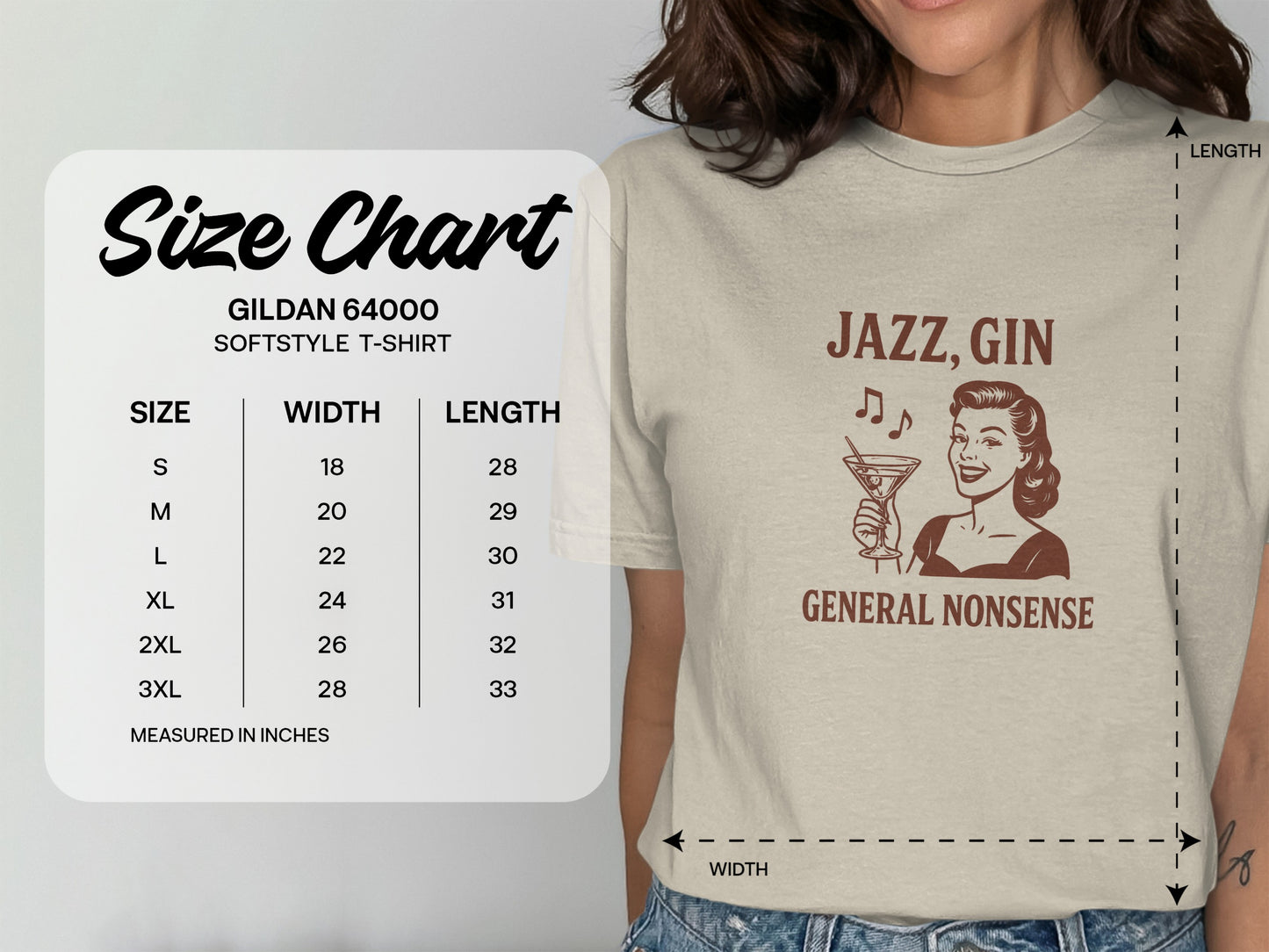 Jazz Gin General Nonsense Graphic T-Shirt product