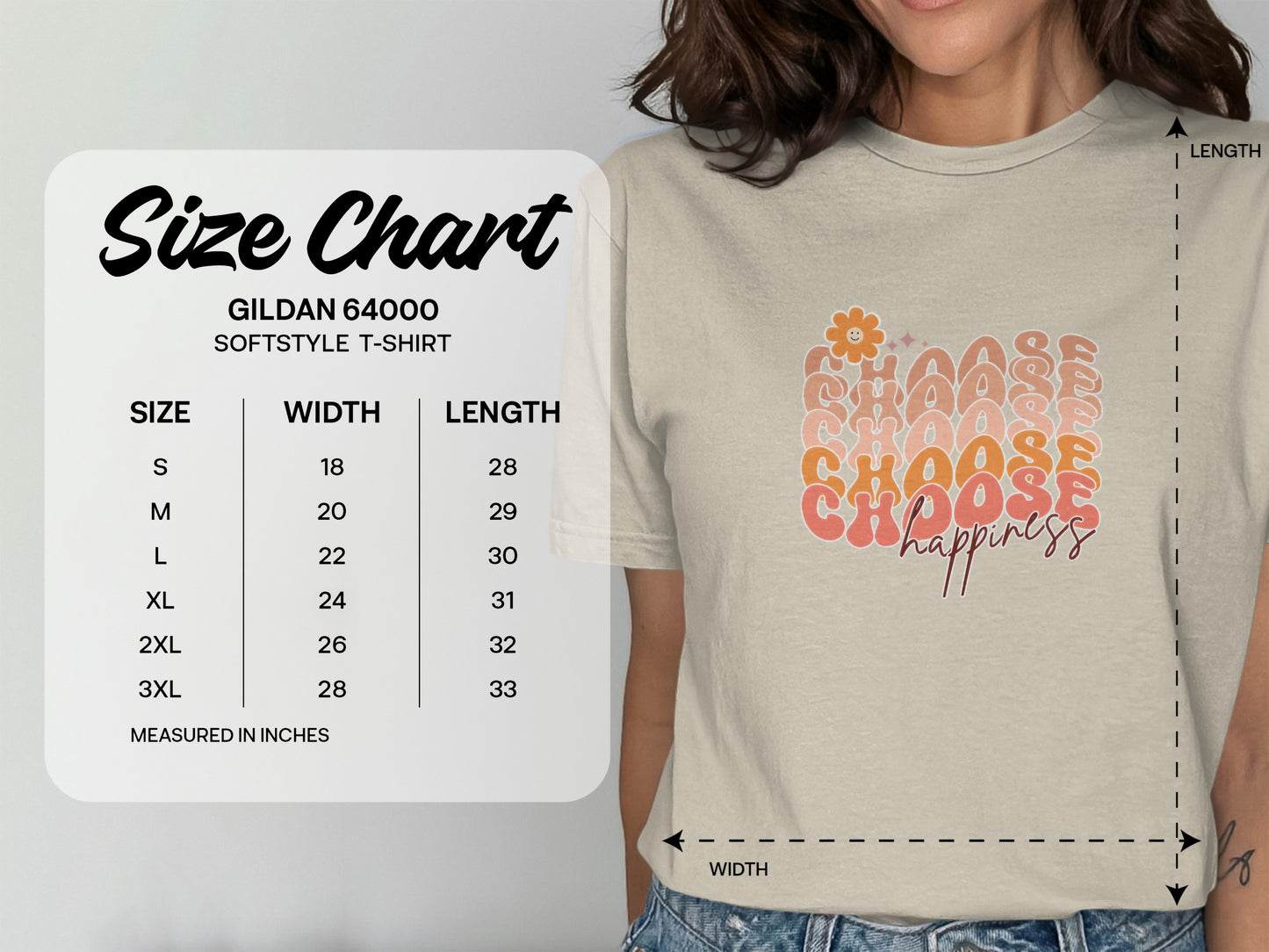 Choose Happiness Graphic Tee product type