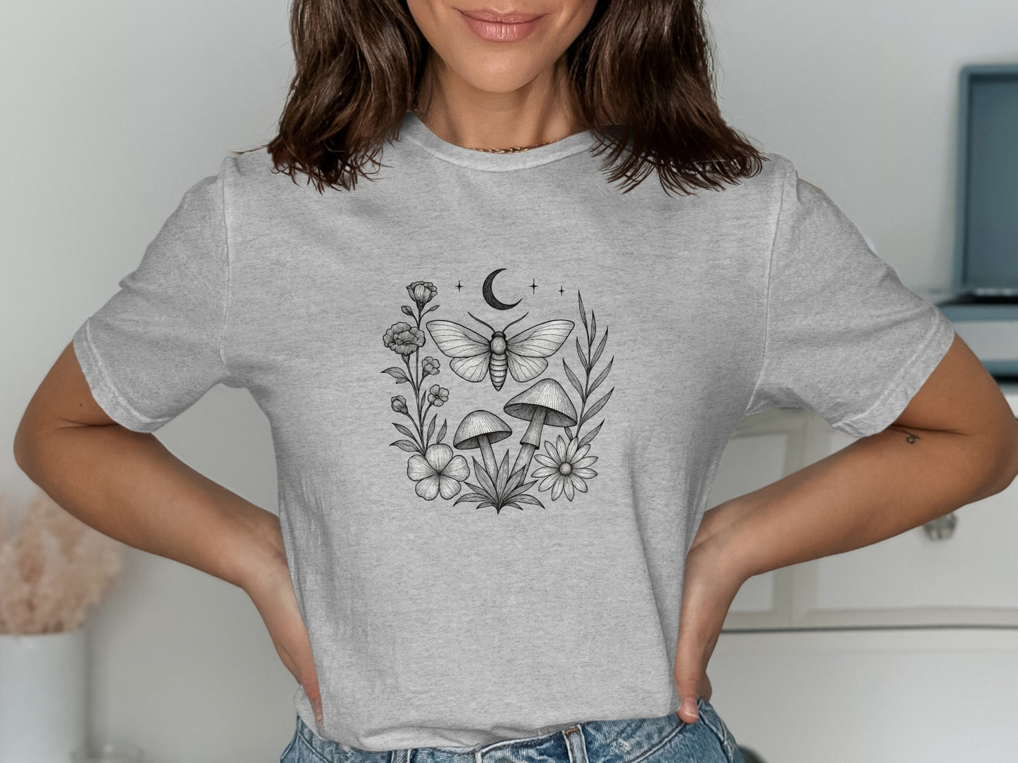 Mystical Nature Inspired Graphic Tee Shirt product