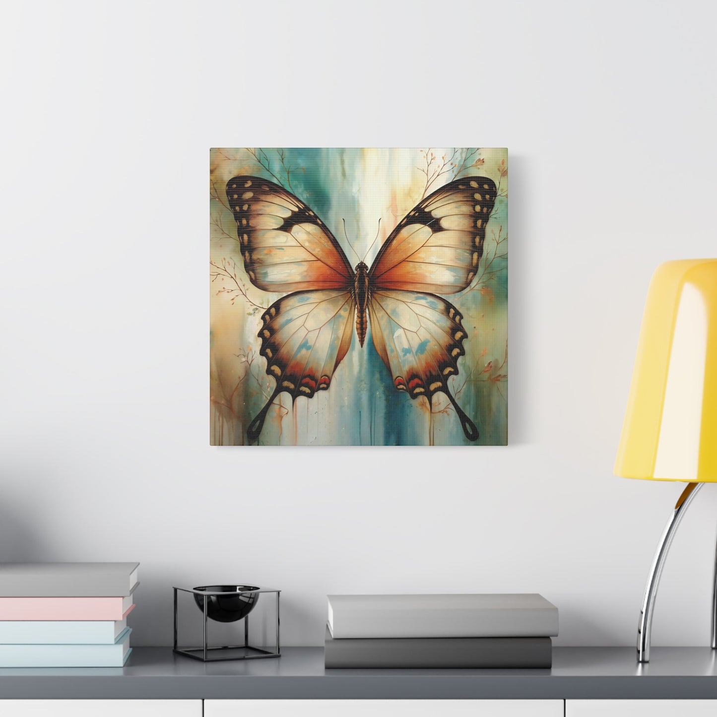 Butterfly Watercolor Canvas Wall Art