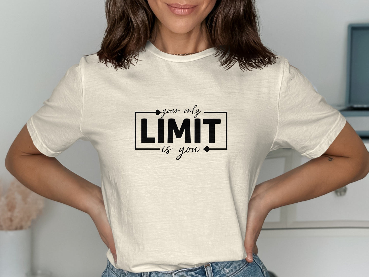 Your Only Limit Is You Motivational T-shirt product type