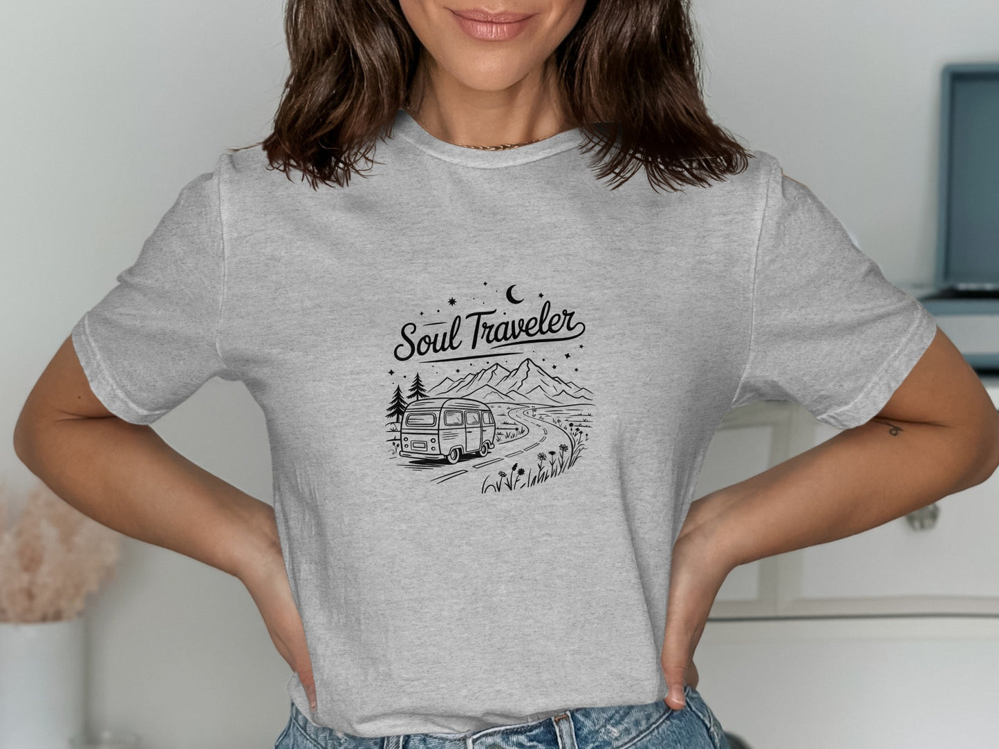 Soul Traveler Scenic Design Graphic Tee product