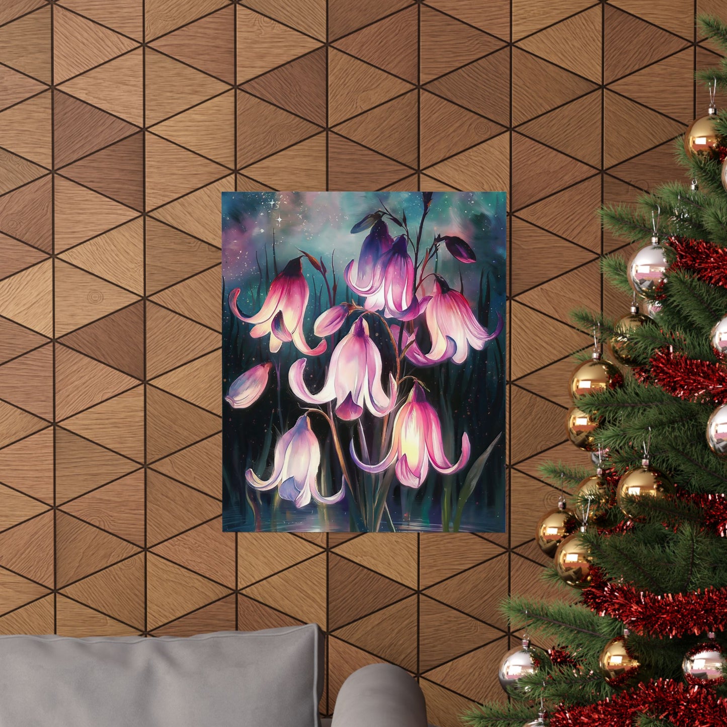 Flowers In The Night Poster