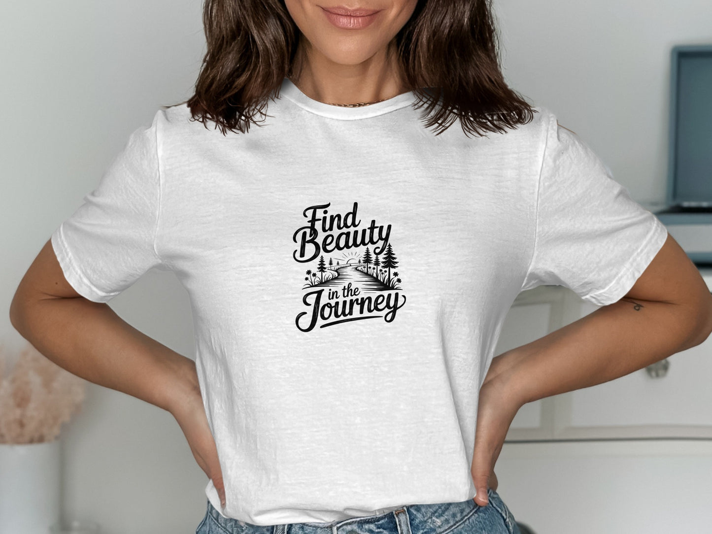 Find Beauty in the Journey Graphic T Shirt product