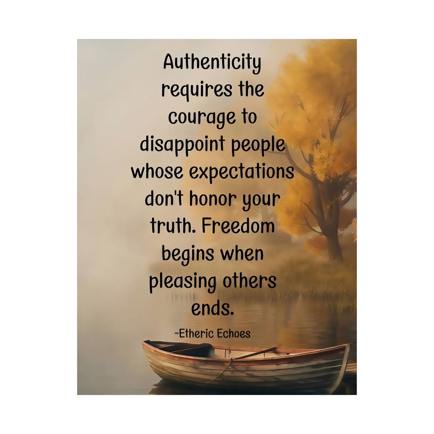 Authenticity Poster