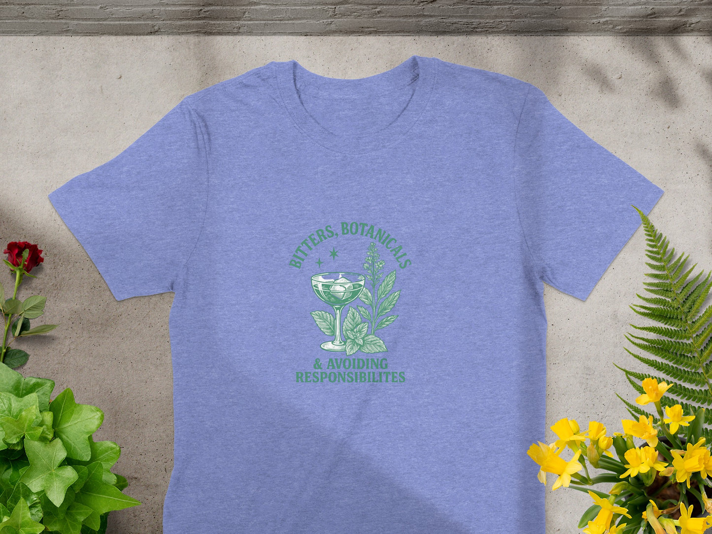 Bitters Botanicals Avoiding Responsibilities T-shirt product type