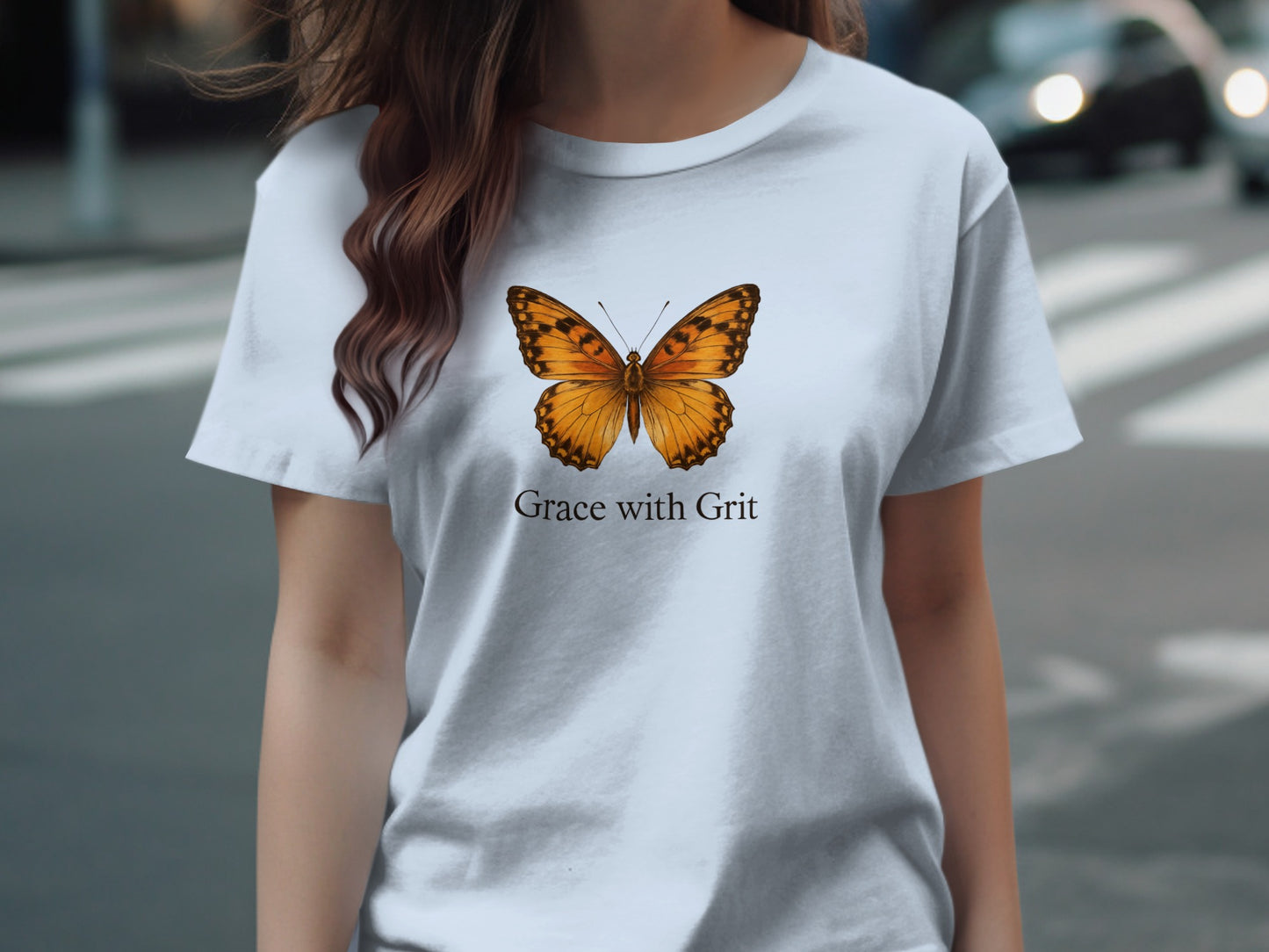Grace with Grit Butterfly Tee Shirt product type