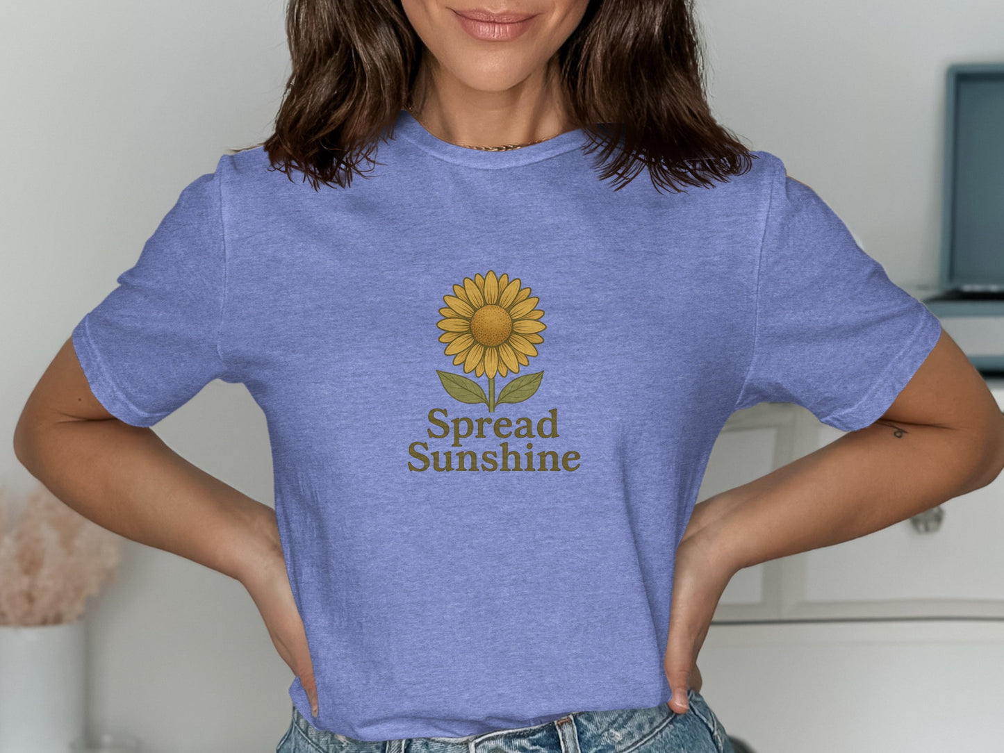 Spread Sunshine Graphic Tee Casual Fashion Product