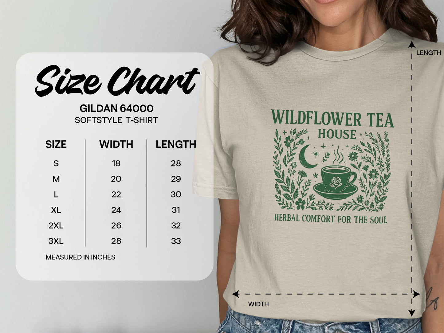 Wildflower Tea House Softstyle T-shirt product type