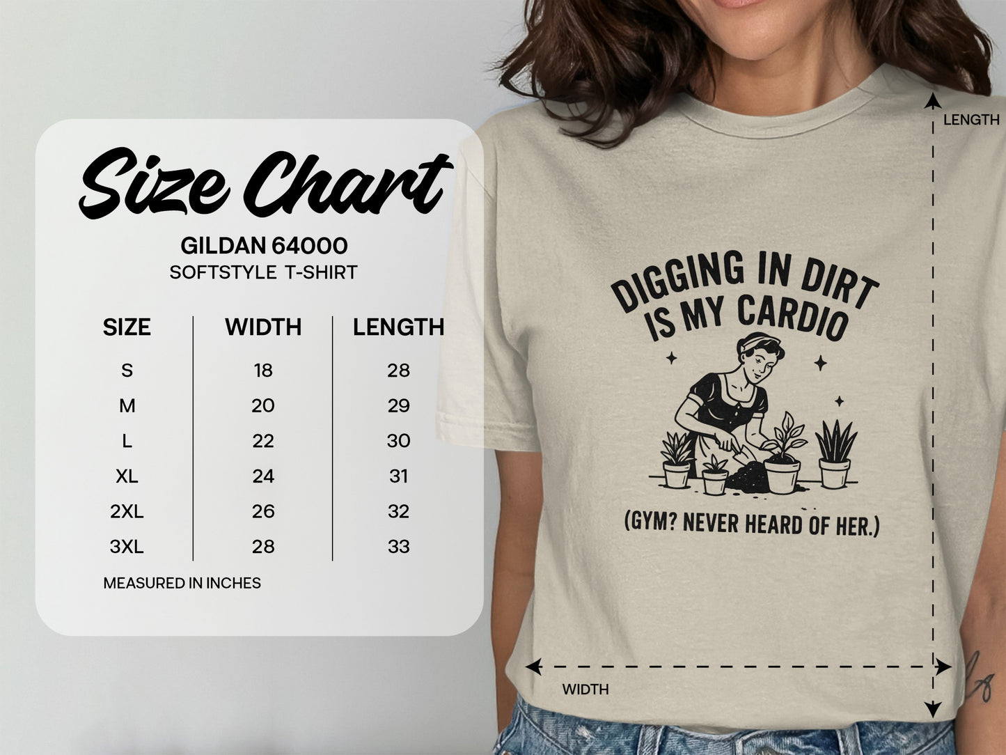 Digging In Dirt Is My Cardio Funny Gardening T-shirt product