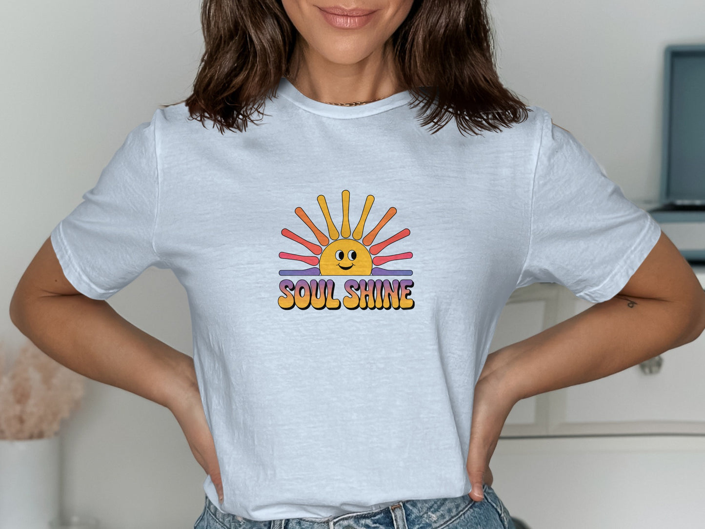 Soul Shine Graphic Tee Casual Summer T-Shirt product type