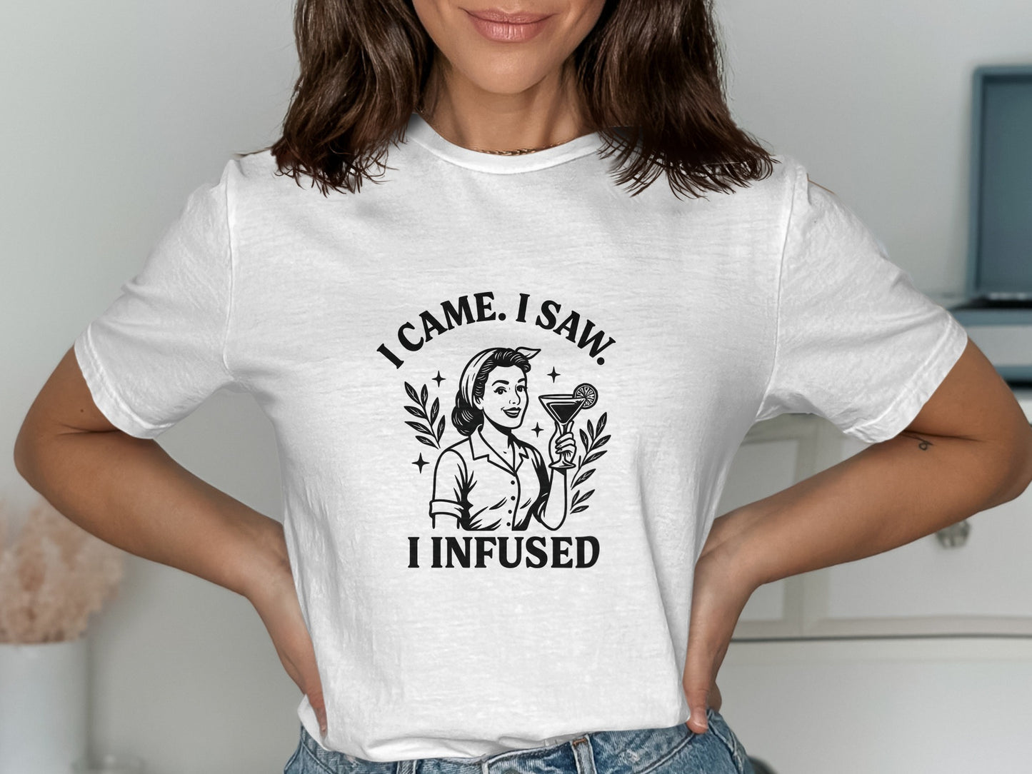 I Came I Saw I Infused Graphic Tee Shirt product