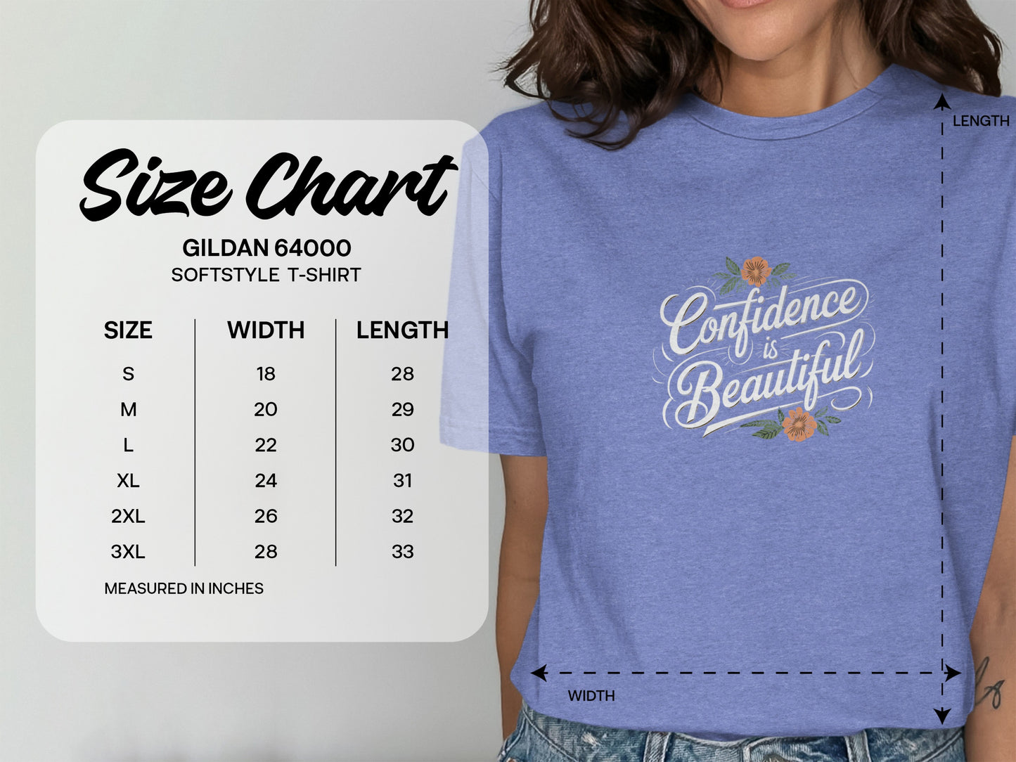 Confidence is Beautiful Graphic T-Shirt product