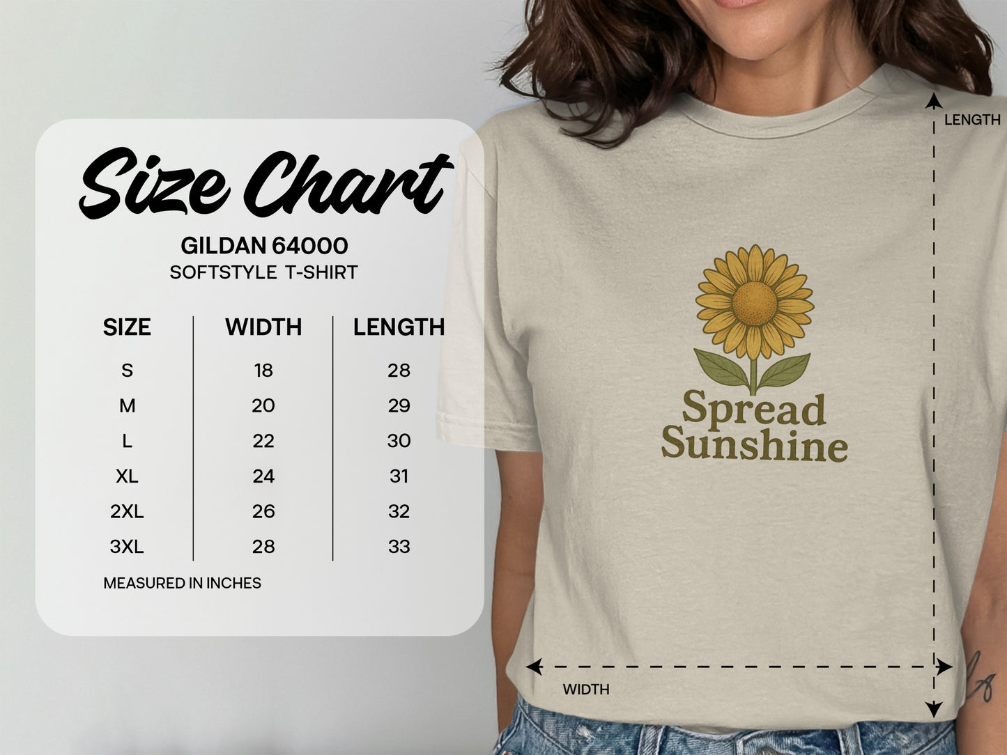 Spread Sunshine softstyle t-shirt product