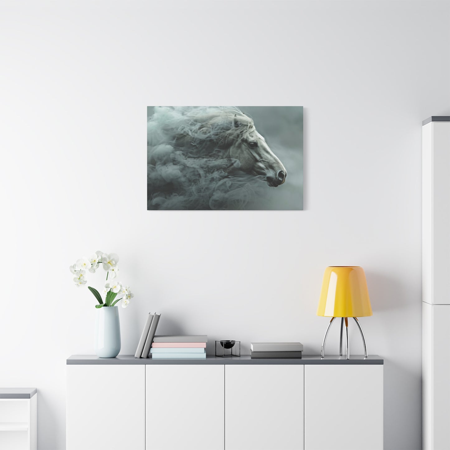 Horse Watercolor Canvas Wall Art
