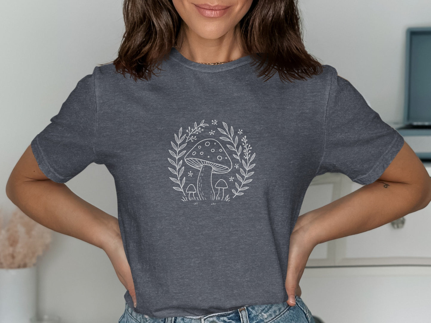 Boho Forest Mushroom Graphic Tee shirt product type