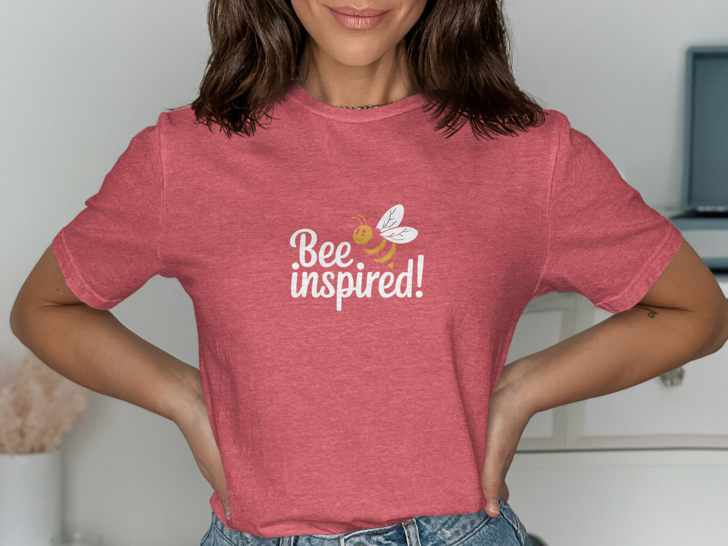 Bee Inspired Motivational Graphic Tee product type