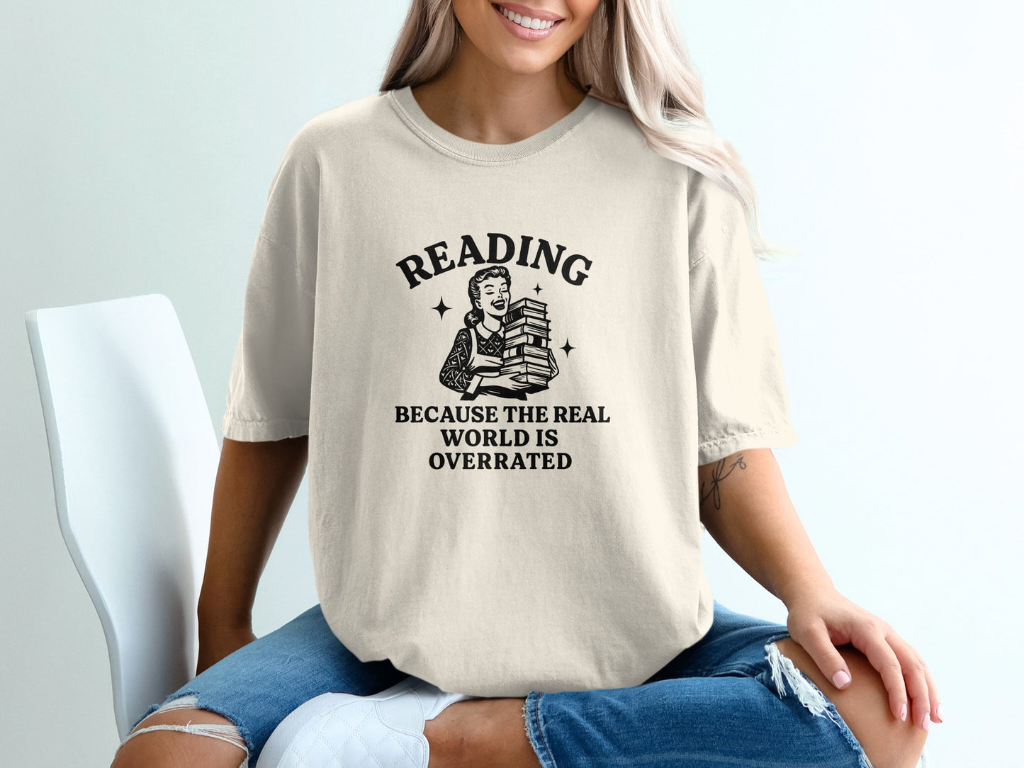 Reading Because The Real World Is Overrated product type