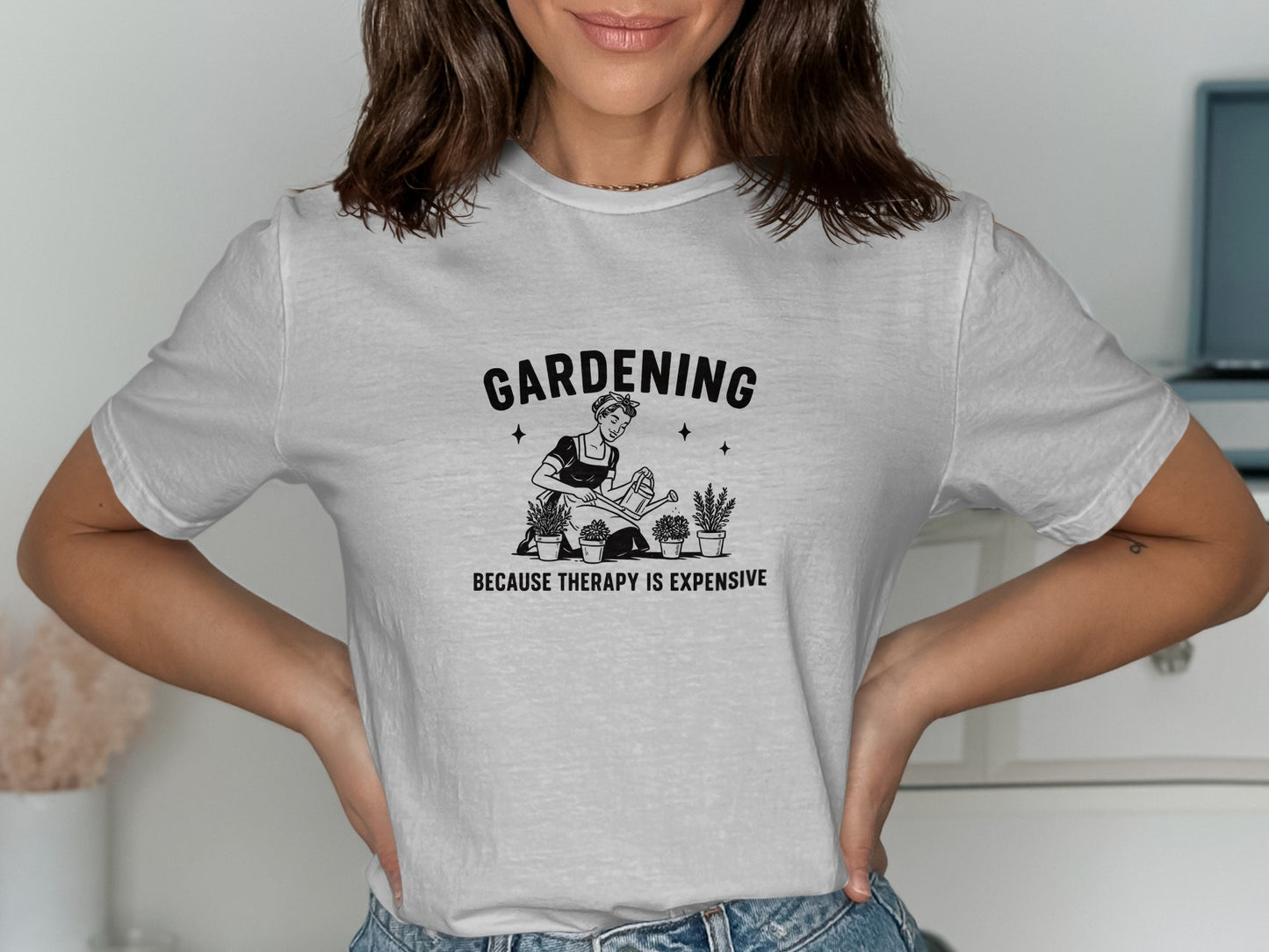 Gardening Because Therapy Is Expensive T-shirt product