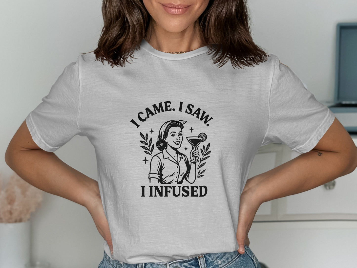 I Came I Saw I Infused Graphic Tee Shirt product type