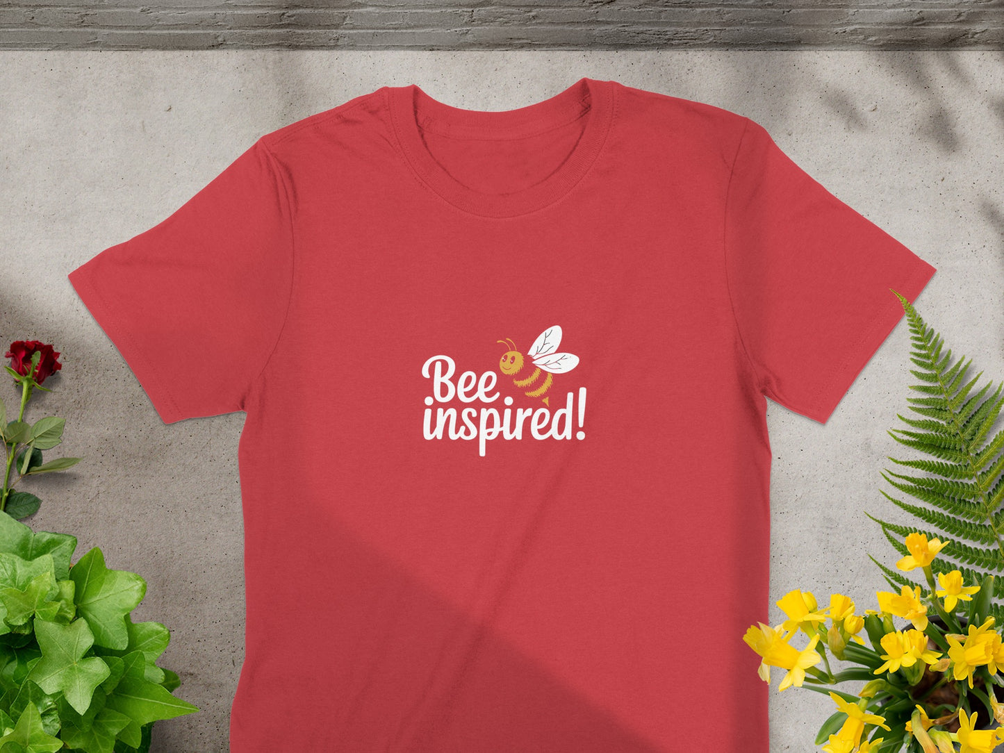 Bee Inspired Positive Message Graphic T-shirt product