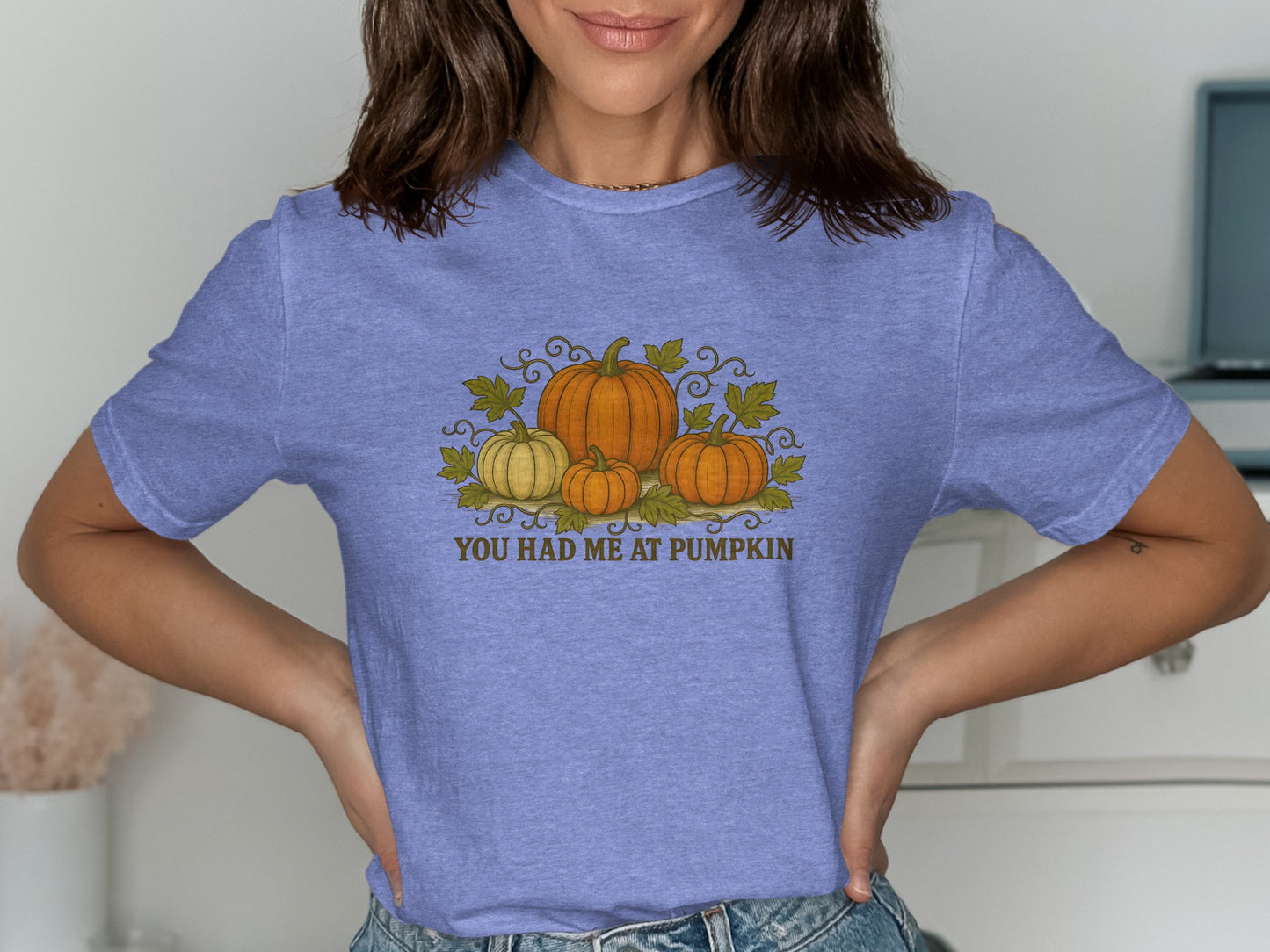 You Had Me At Pumpkin Graphic Tee Shirt product type