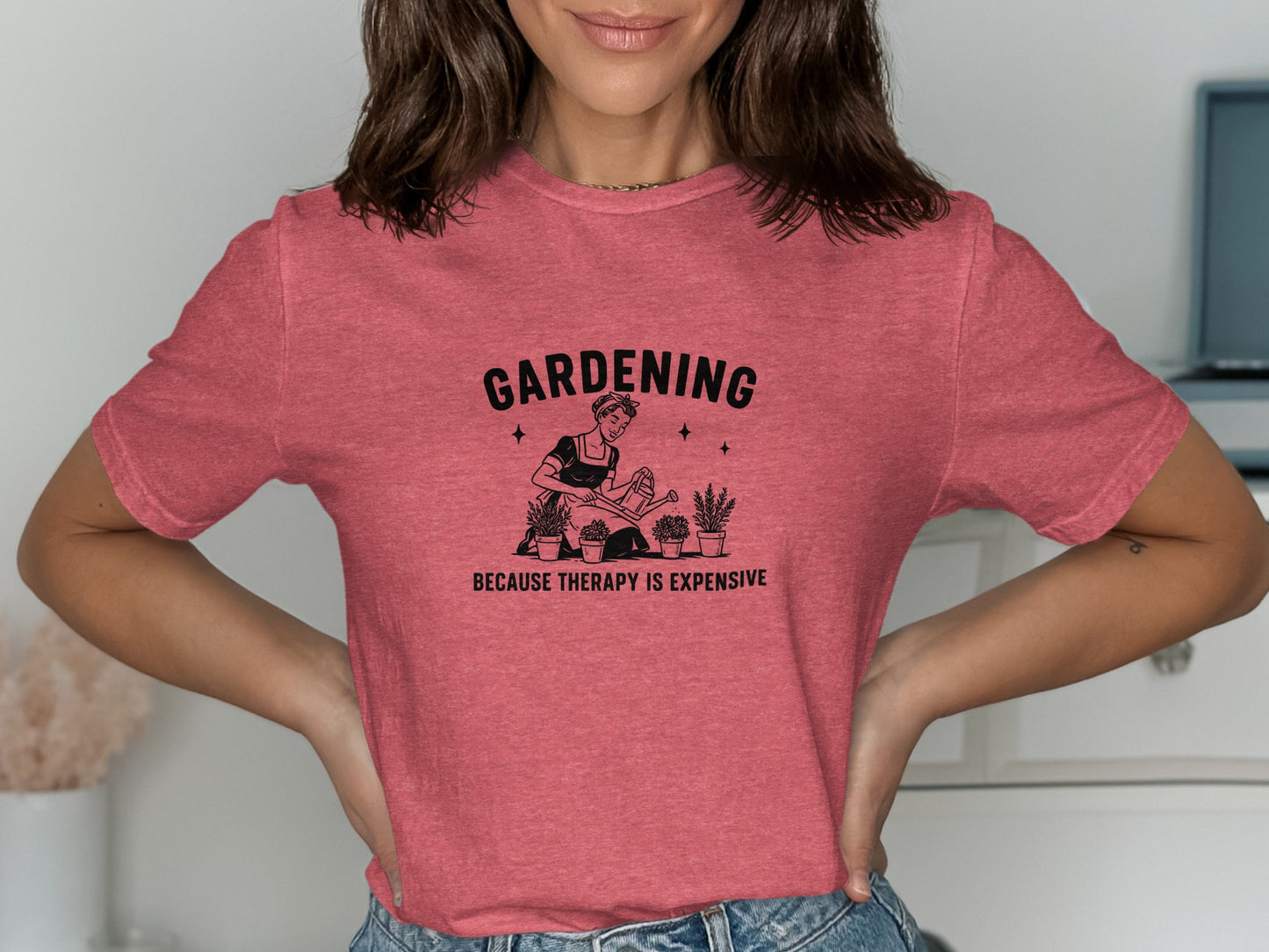 Gardening Because Therapy is Expensive shirt product type