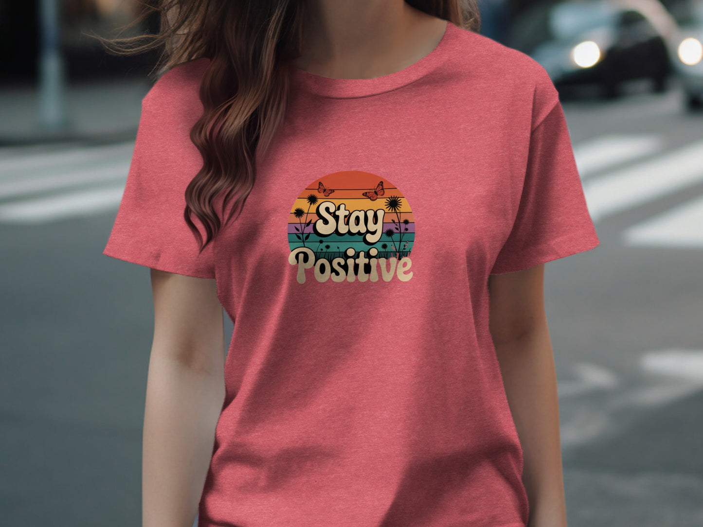 Stay Positive Graphic Tee for Stylish Look product