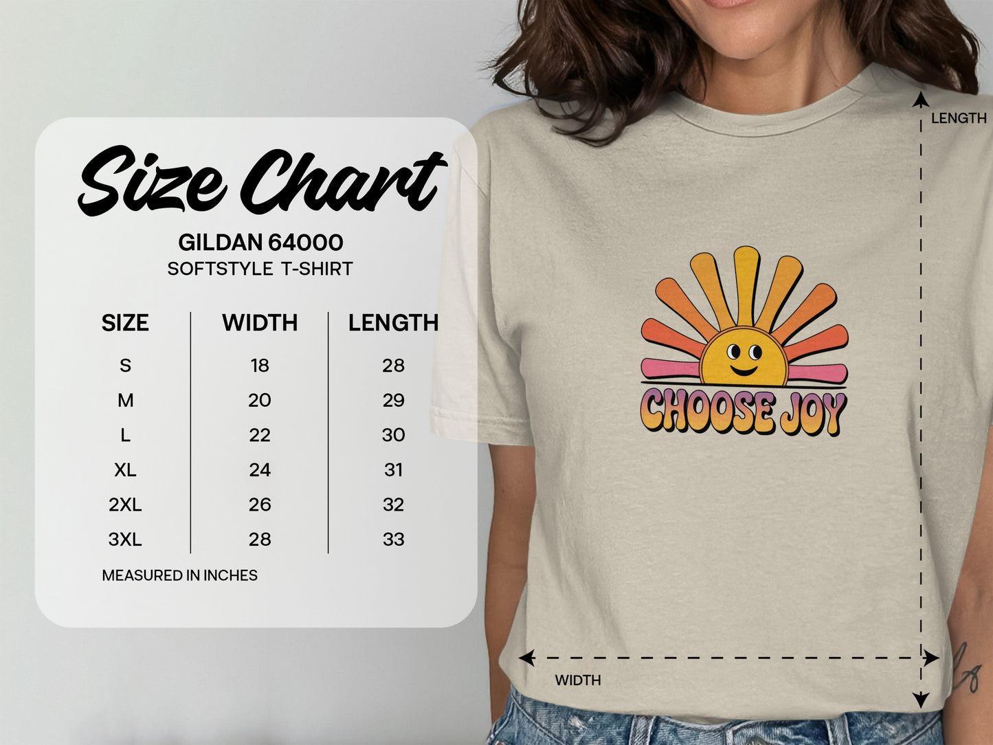 Choose Joy Graphic Gildan Softstyle T-Shirt product