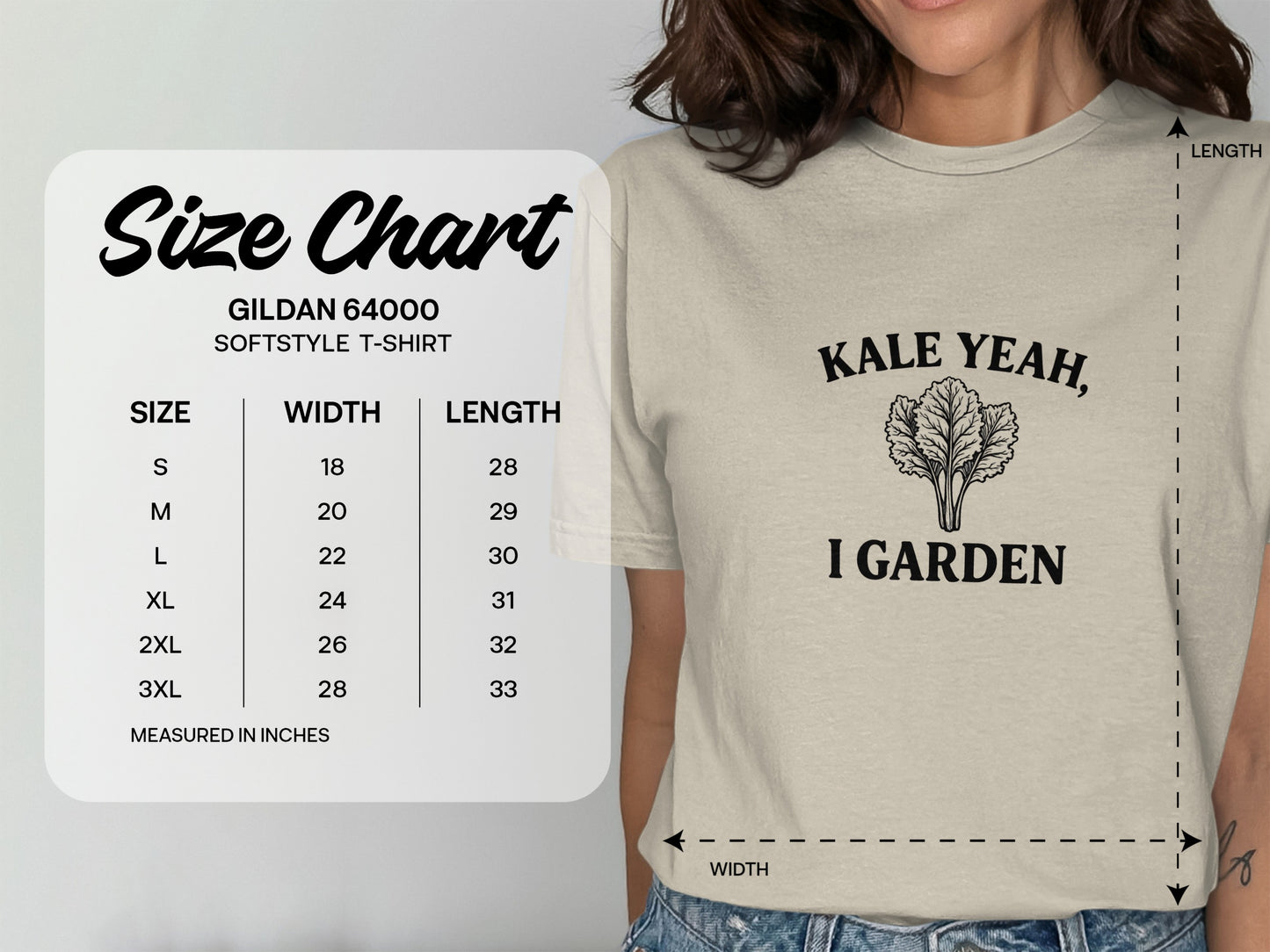 Kale Yeah I Garden Softstyle T-shirt product