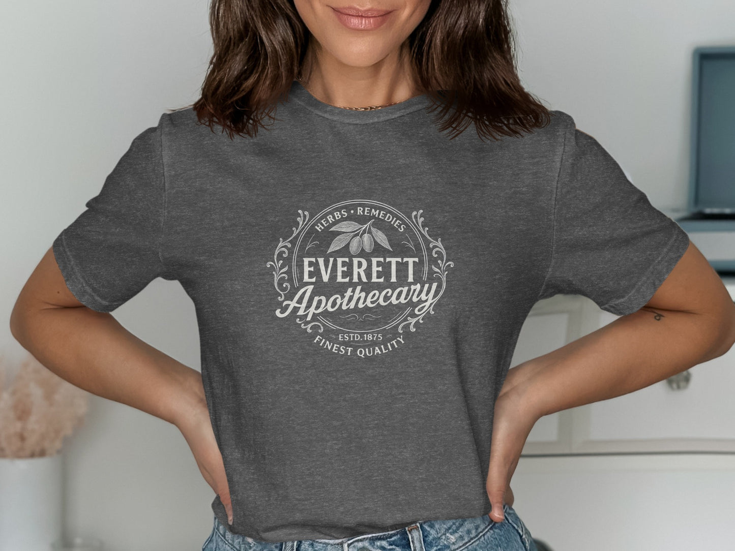 Vintage Everett Apothecary Finest Quality T-Shirt product