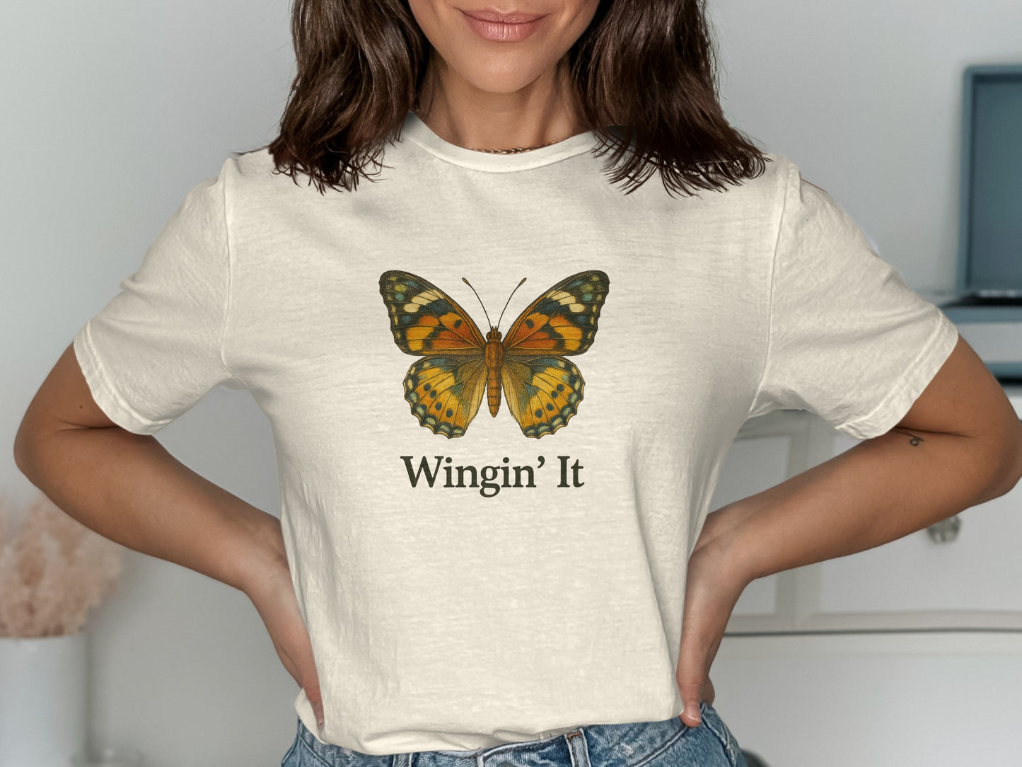 Wingin' It Butterfly Graphic T-shirt product